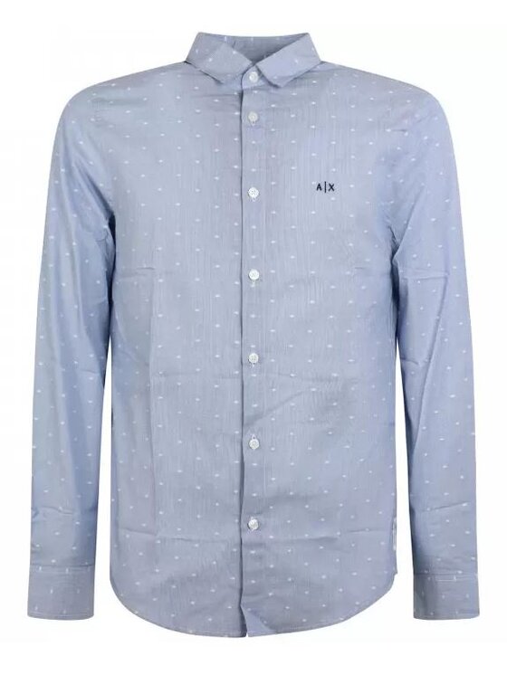 Armani Exchange Armani Exchange Košile 6RZC11 ZNYSZ 51AL Modrá Slim Fit