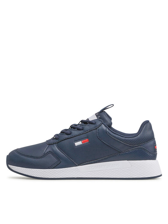 Tommy Jeans Tommy Jeans Sneakersy Flexi Runner Ess EM0EM01080 Granatowy