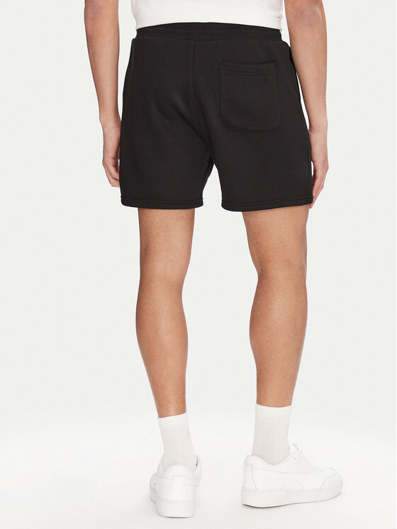 Tommy Jeans Tommy Jeans Sportske kratke hlače Flag Beach DM0DM21931 Crna Regular Fit