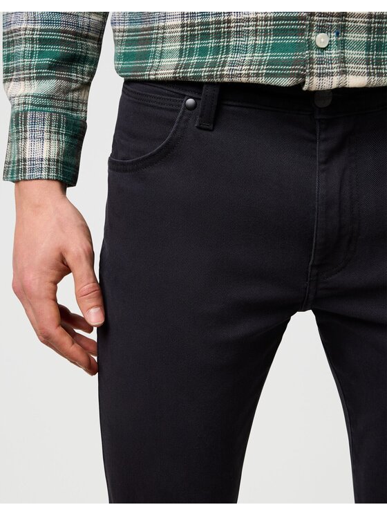 Wrangler Wrangler Jeansy LARSTON Czarny Slim Fit