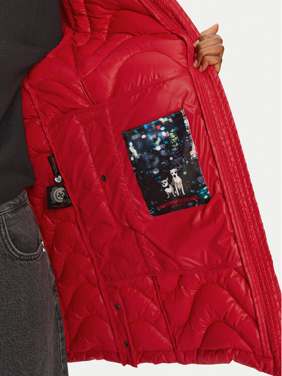 Frieda & Freddies Frieda & Freddies Зимно яке 3733 Червен Regular Fit