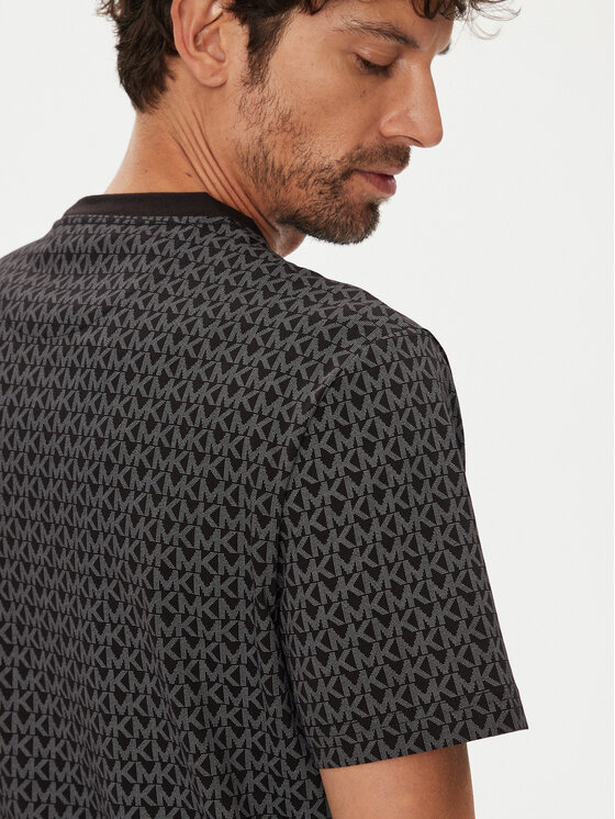 Michael Kors Michael Kors Тишърт CS5529A5KS Черен Regular Fit