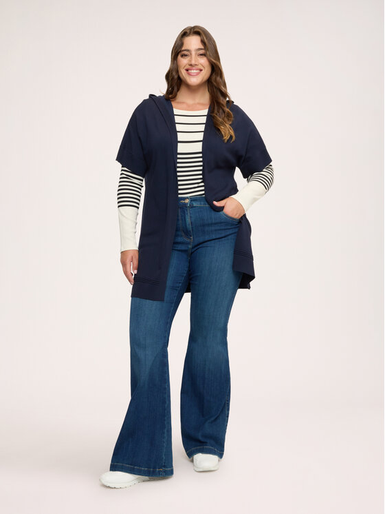 Fiorella Rubino Fiorella Rubino Cardigan M281L008563N034 Blu Over Fit