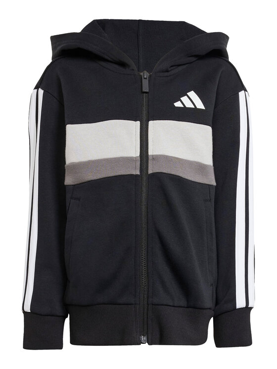 adidas adidas Trenirka Seasonal Essentials Tiberio 3-Stripes JY0520 Črna Regular Fit