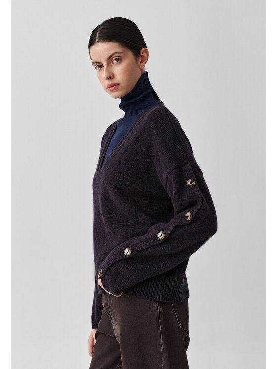 TATUUM TATUUM Sweter SOLIN 1 Brązowy Classic Fit