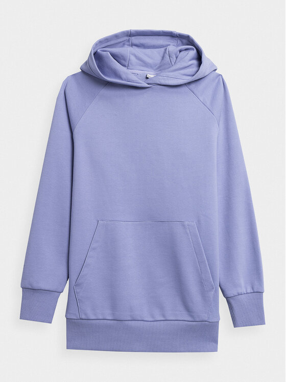 4F 4F Μπλούζα 4FAW23TSWSF0725 Μπλε Regular Fit