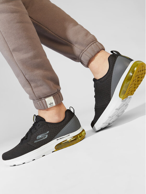 aーa Skechers Sneakersy Go Walk Air 2.0 216153/BKYL Czarny
