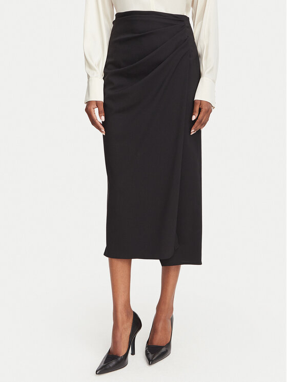 Marella Marella Pouzdrová sukně Zampa 2623106061 Černá Slim Fit