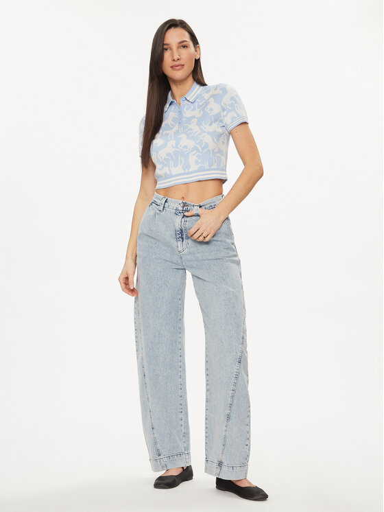 United Colors Of Benetton United Colors Of Benetton Поло 1094E300S Голубий Regular Fit