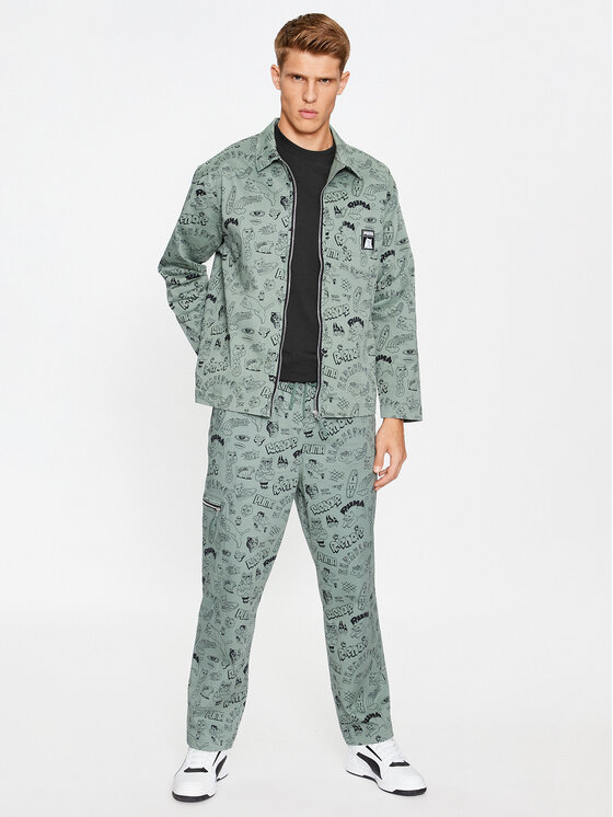 Puma Puma Košulja RIPNDIP 622198 Zelena Relaxed Fit