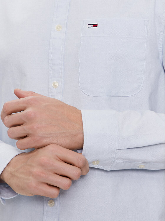 Tommy Jeans Tommy Jeans Сорочка Oxford DM0DM18335 Блакитний Regular Fit