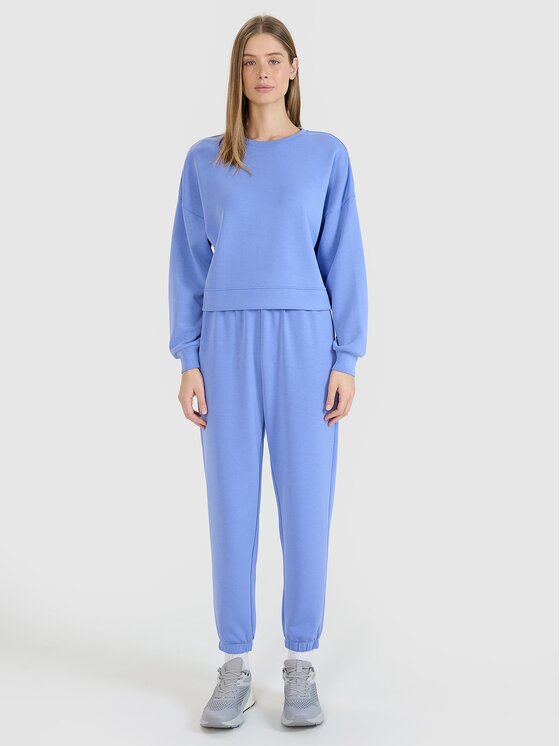 4F 4F Felpa 4FWSS25TSWSF1576-33S Blu Regular Fit