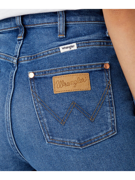 Wrangler Wrangler Jeansy W27MYLZ71 Niebieski Boyfriend Fit