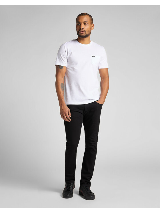 Lee Lee Jeansy LUKE Czarny Slim Fit