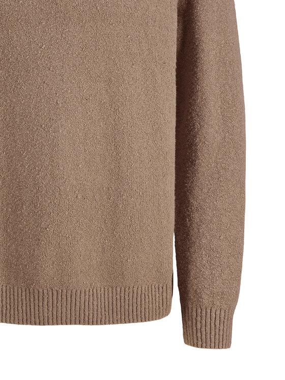 Jack & Jones Jack & Jones Sweter Point 12287316 Beżowy Relaxed Fit