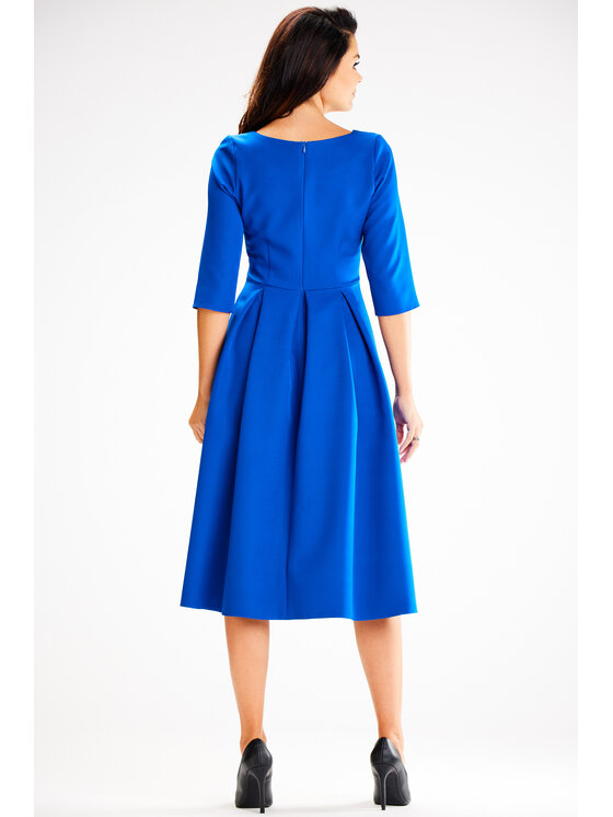 Awama Awama Abito da sera A598 Blu Basic Fit