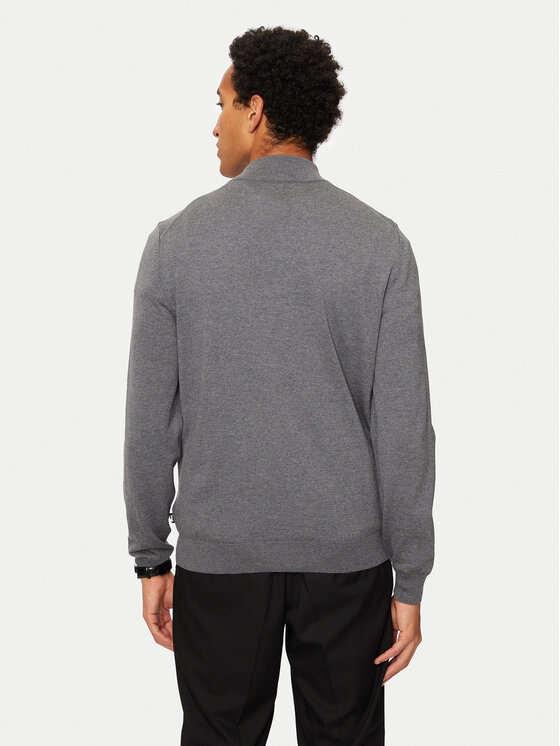 BOSS Boss Pullover Ebenji 50528300 Grau Regular Fit