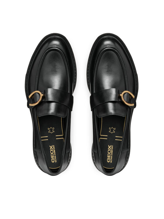 Geox Geox Мокасини D Walk Pleasure D46TGC 00043 C9999 Черен