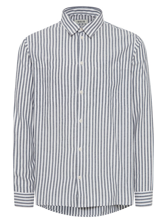 Solid Solid Cămașă 21107889 Albastru Regular Fit