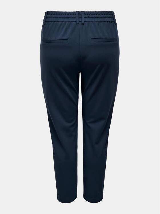 ONLY Carmakoma ONLY Carmakoma Hlače iz tkanine Goldtrash 15174938 Modra Regular Fit