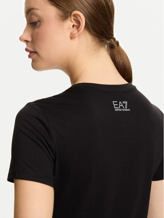 EA7 Emporio Armani EA7 Emporio Armani Тишърт 7W000521 AF12503 UC001 Черен Regular Fit