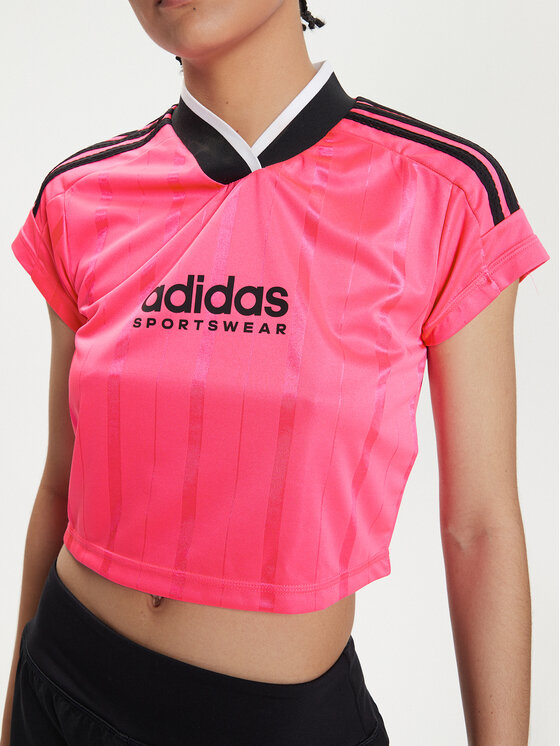 adidas T-Shirt Tiro Summer IS0727 Růžová Slim Fit | Modivo.cz