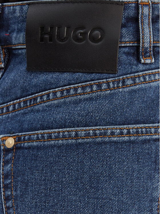 HUGO HUGO Jeansy Geredith 50553175 Modrá Wide Leg