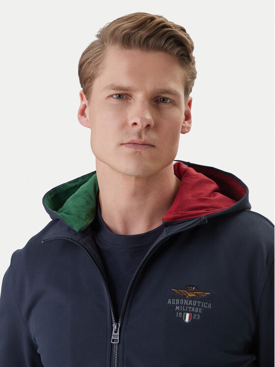 Aeronautica Militare Aeronautica Militare Trening 261TF0108UF00674 Bleumarin Regular Fit