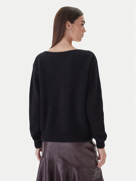 Dixie Dixie Sweter M277Y065A 1900 Czarny Regular Fit