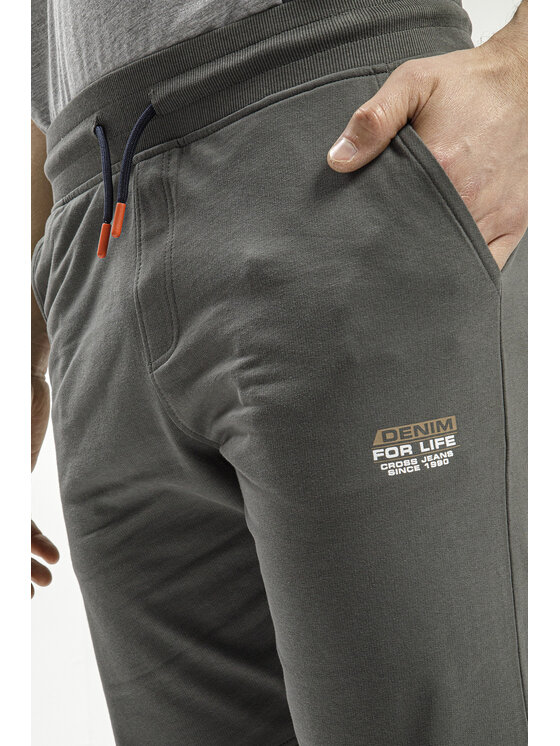 Cross Jeans Cross Jeans Szorty sportowe 49060-021 Szary Regular Fit