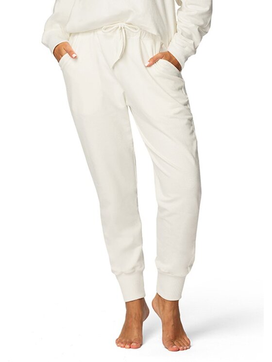 DKaren Sport DKaren Sport Spodnie dresowe DK-K-B7 Écru Regular Fit