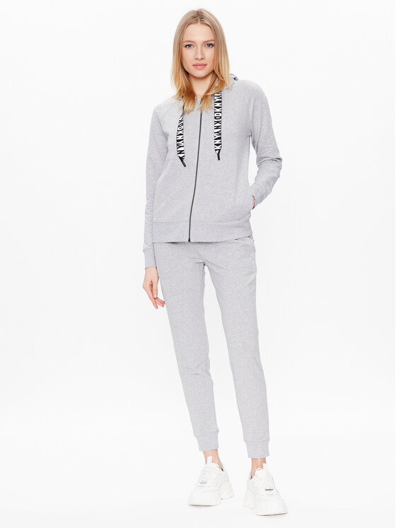 DKNY Sport DKNY Sport Džemperis DP2J8598 Pilka Classic Fit