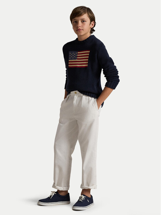 Polo Ralph Lauren Polo Ralph Lauren Sweter Hunter 323668285001 Granatowy Regular Fit