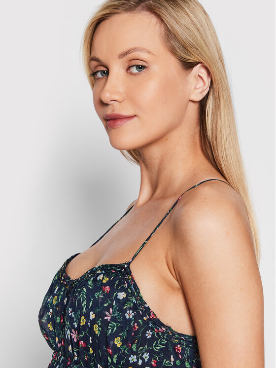 Pepe Jeans Pepe Jeans Лятна рокля Dara PL953094 Тъмносин Regular Fit