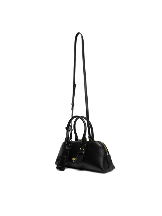PINKO PINKO Käekott Bowling Bag Baguette AI 25-26 PLTT 105334 A0QO Must