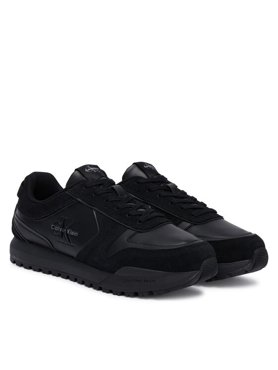 Calvin Klein Calvin Klein Αθλητικά Toothy Runner Irregular Lines YM0YM01461 Μαύρο