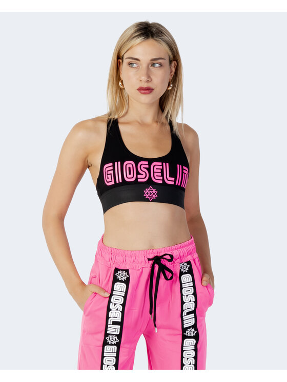 Gioselin T shirt CROP FITNESS Rosa To Fit Modivo