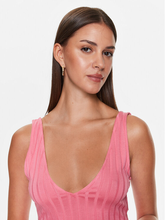 Edited Edited Vsakodnevna obleka EDT6931002 Roza Fitted Fit