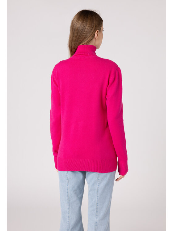 QUIOSQUE QUIOSQUE Sweter QUIOSQUE 6VD008501 Różowy Regular Fit