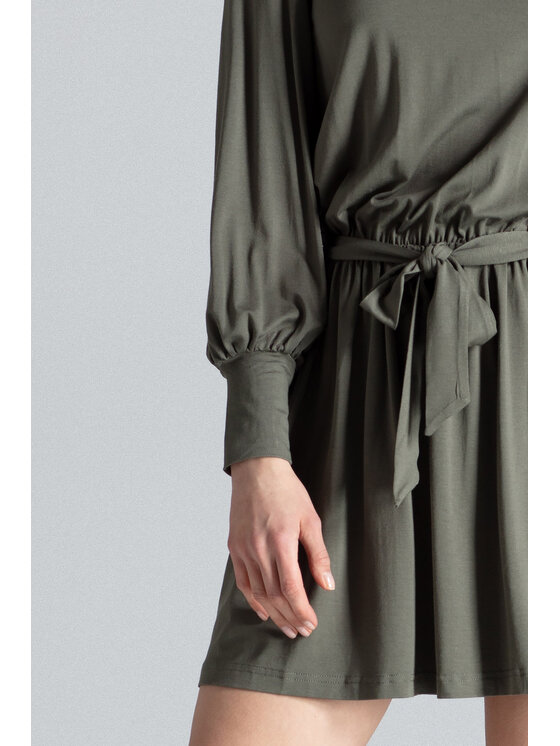 FIGL FIGL Sukienka M576 Khaki Regular Fit