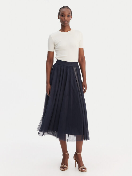 JOOP! JOOP! Tilla svārki Fridi-N 10012868 Tumši zils Regular Fit