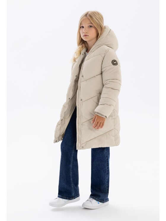 MINOTI MINOTI Kurtka zimowa 20coat42 Szary Regular Fit