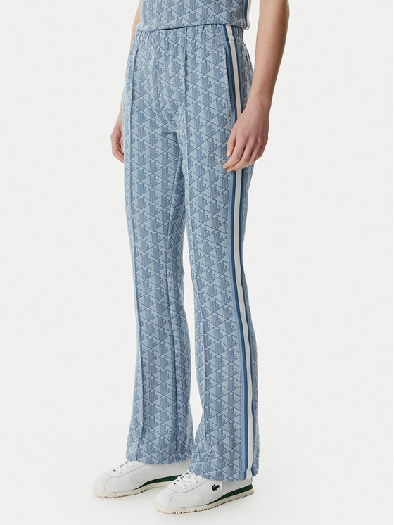 Lacoste Pantaloni trening XF9313 Albastru deschis Regular Fit