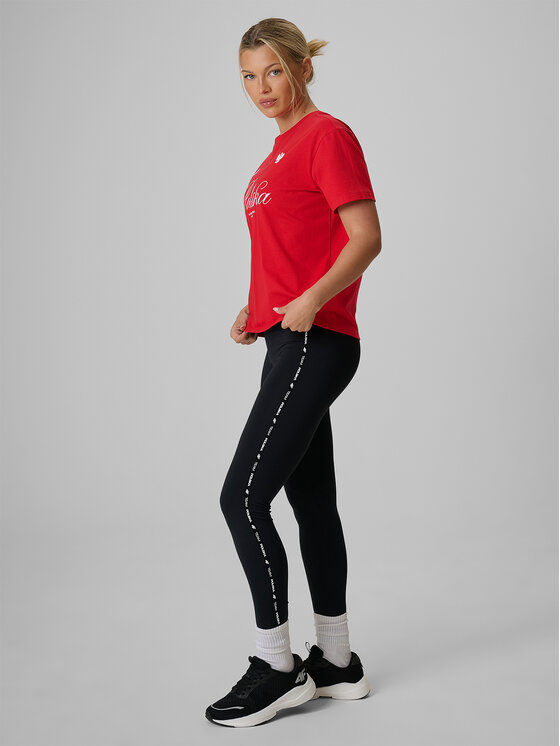 4F 4F T-Shirt STREFA KIBICA Czerwony Loose Fit