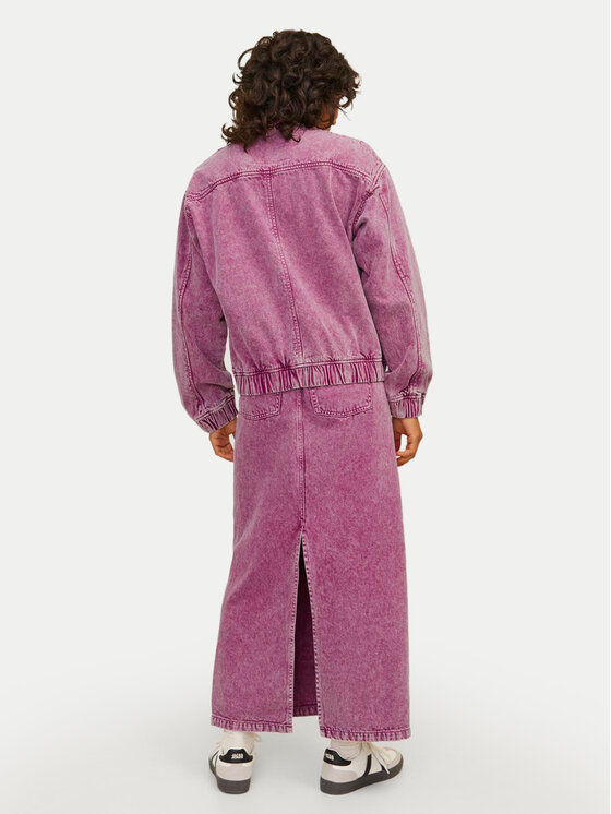 JJXX JJXX Jeansová bunda Ziggy 12260876 Růžová Regular Fit