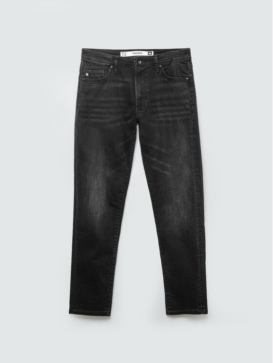 BIG STAR BIG STAR Jeansy HARPER Czarny Tapered Fit