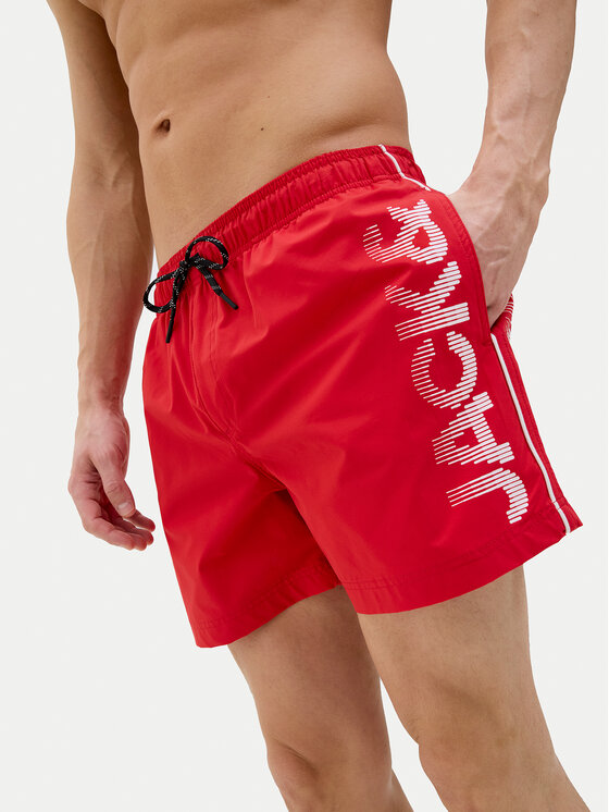 Jack&Jones Jack&Jones Szorty kąpielowe Maui 12275129 Czerwony Regular Fit