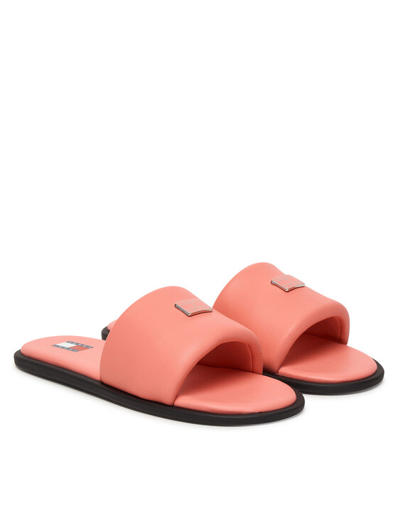 Tommy Jeans Tommy Jeans Šlepetės Tjw Soft Padded Casual Slide EN0EN02950 Rožinė