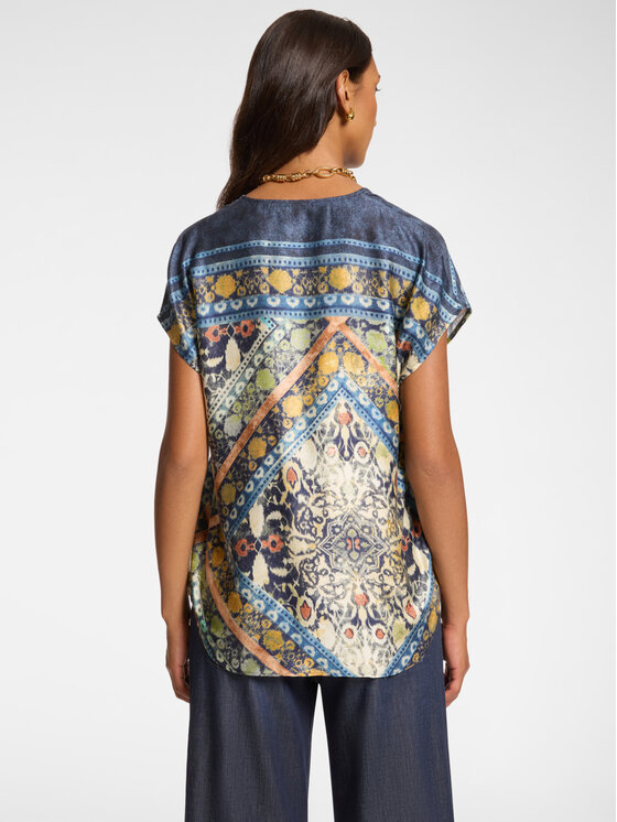 Elena Mirò Elena Mirò Blusa 2165P000208N002 Blu Regular Fit