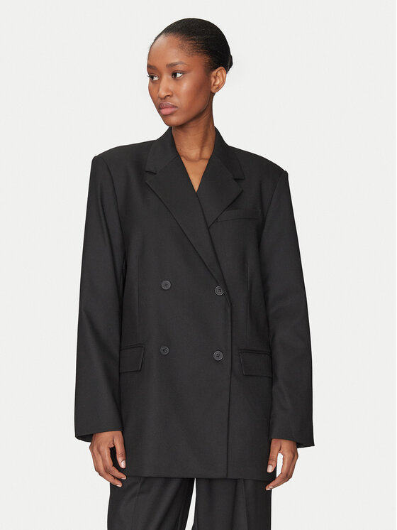2NDDAY 2NDDAY Sacou Herman 2251115120 Negru Loose Fit